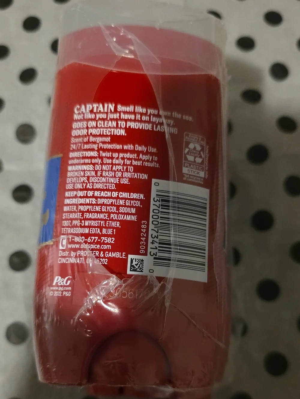 Old Spice Captain Deodorant Stick 3-Pack (3.0 oz / 85g Each) New